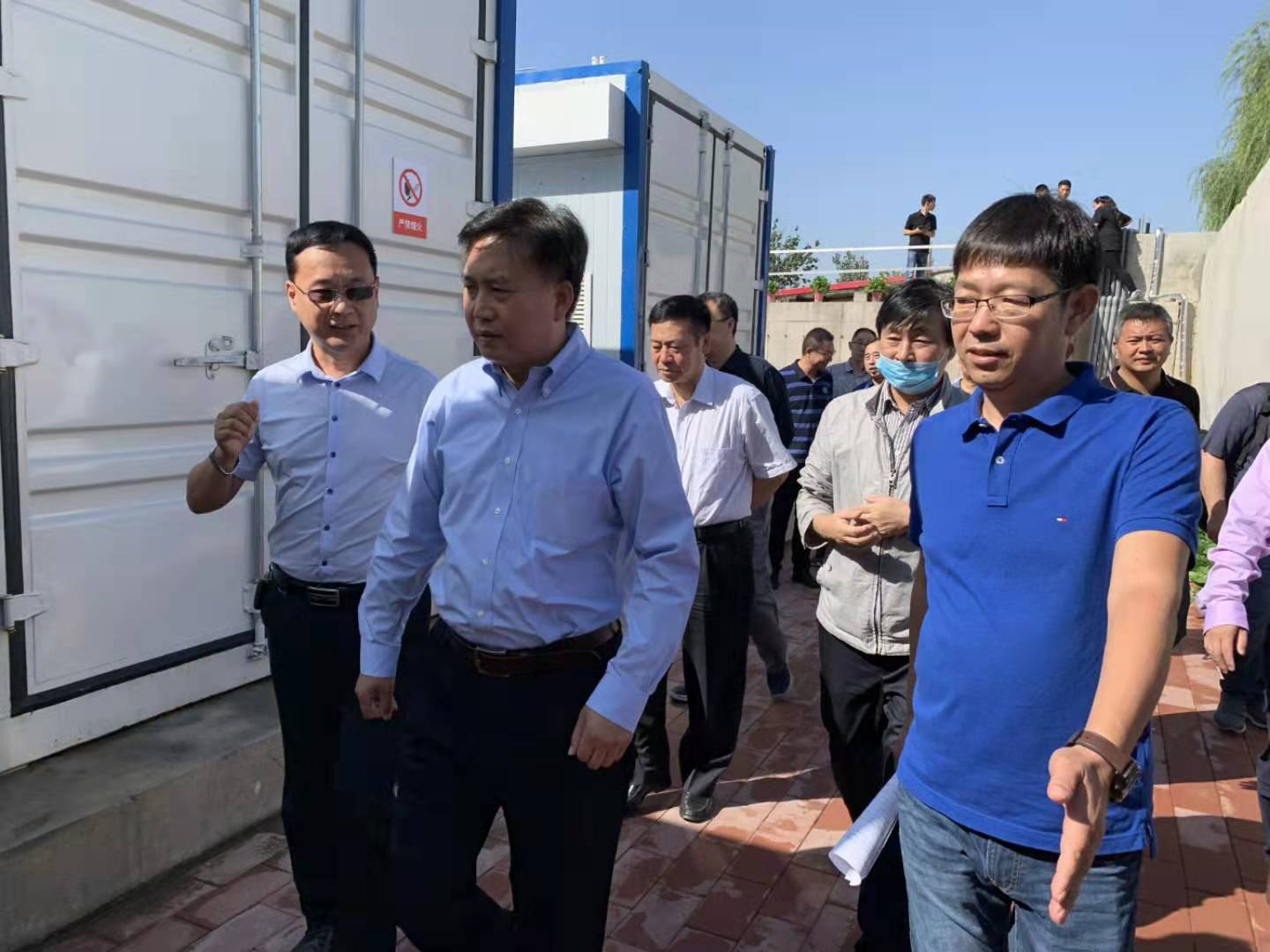 河北省生态环境厅厅长高建民组织参观考察星空官方网站_星空xingkong(中国)环保污水分散源治理项目运行情况